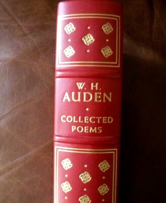 Vtg 1976 COLLECTED POEMS by W.H. Auden Franklin Library full Leather 1st edition-image