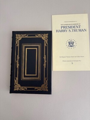 US PRESIDENT HARRY TRUMAN EASTON PRESS 4 VOL -COLLECTOR'S EDITION-NEVER READ-image