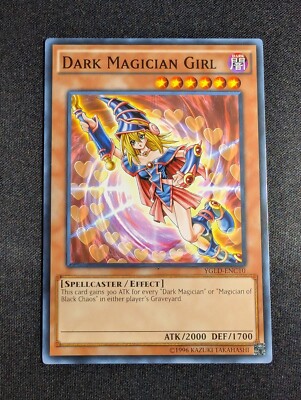 Yugioh - Dark Magician Girl YGLD-ENC10 Unlimited Edition Common NM-image
