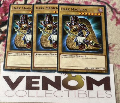 3x (VLP) - Dark Magician - LEDD-ENA01 - Common - 1st Edition YuGiOh-image