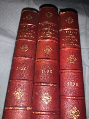 Cardinal Meignan Antiquarian Deluxe Book Collection (3) Lecroffre , Paris-image