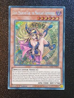 Yugioh ALIN-EN004 Dark Magician Girl the Magician's Apprentice Secret MINT 10-image