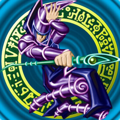 Collectable Yu-gi-oh sticker - Dark Magician #1-image
