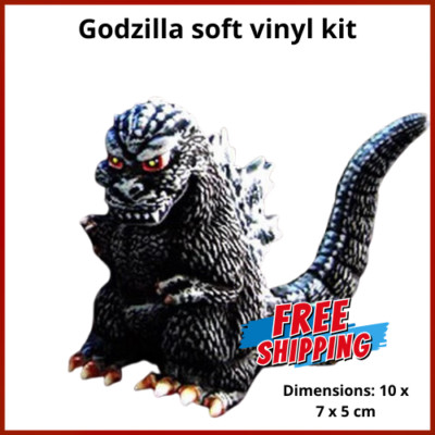 SD Godzilla 1992 4-Inch Soft Vinyl Model DIY Unpainted Figure Hobby Kit-image