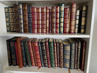 Eaton Press Collection of 65 Classic Leather Books ($65.00 each)-image