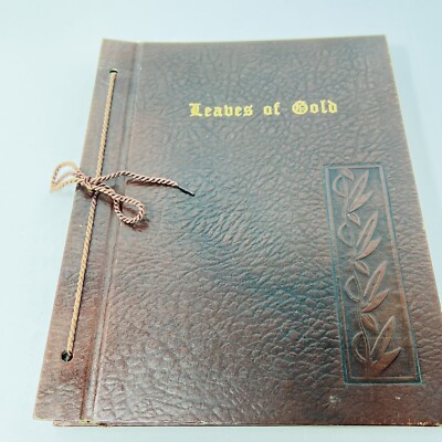 Vintage & Rare -  LEAVES OF GOLD Anthology of Prayers, Memorable Phrases, Clyde-image