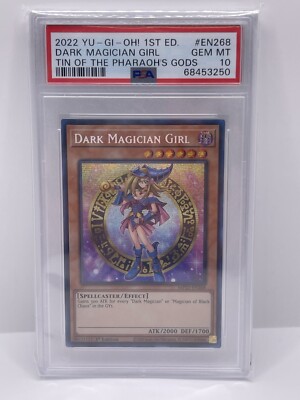 Dark Magician Girl - MP22-EN268 - PSA 10 - 1st Secret - Tin Promo YU-GI-OH!-image