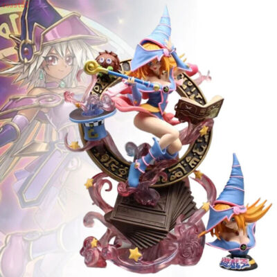 Yu-Gi-Oh Duel Monsters Dark Magician Girl Figure Statue Model Toys Anime 37cm-image