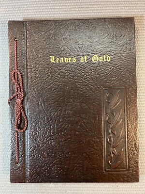1948 Leaves Of Gold Book Anthology Of Prayers Phrases Verse Prose Religious -image