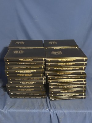 Lot of 44 Bantam Leatherettes The Agatha Christie Mystery Collection 1980s-image