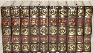 Easton Press Collected Works of Abraham Lincoln 10 vols - Roy P. Basler, Editor-image
