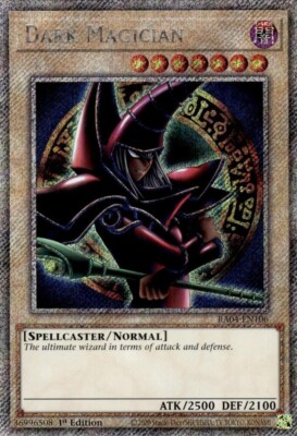 Yu-Gi-Oh! Dark Magician Arkana Alternative Art RA04-EN106 Platinum Secret Rare-image