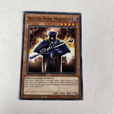 Yugioh Skilled Dark Magician SBC1-ENA02 Streets of Battle City 1st Edition-image