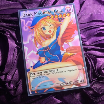 DARK MAGICIAN GIRL YU-GI-OH! GODDESS STORY Anime Girl Waifu Wink Card-image