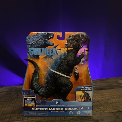Monsterverse Supercharged Godzilla With Fighter Jet Godzilla vs Kong New-image