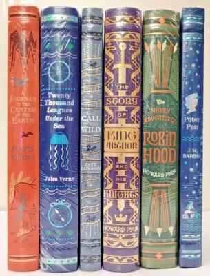 6 Children's Classics: Peter Pan, Robin Hood, King Arthur, Call of the Wild +2 ~-image