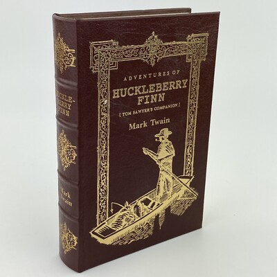 The Adventures of Huckleberry Finn Leather Easton Press 1994 Collectors Edition-image