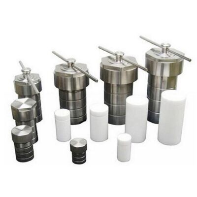 Hydrothermal Autoclave Reactor + PTFE Chamber Synthesis 10ml,100ml,200ml,500ml-image