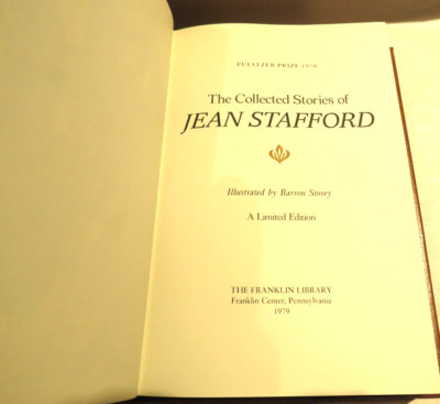 Franklin Library The Collected Stories of Jean Stafford Leather Pulitzer Classic-image