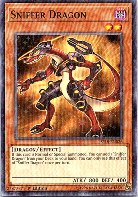 Sniffer Dragon SP18-EN026 Yu-Gi-Oh! Light Play 1st Edition Starfoil-image
