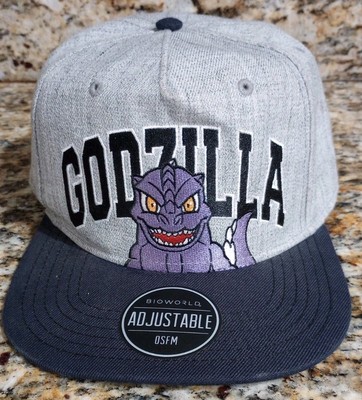 Godzilla Embroidered Snapback Baseball Hat Cap Bioworld 65th Anniversary 2019-image