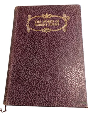 The Works of Robert Burns Leather Bound Edition Collectible Book-image