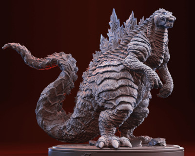 Godzilla Singular Point | Garage Kit DIY Figure Statue UNPAINTED 3D Collectible-image