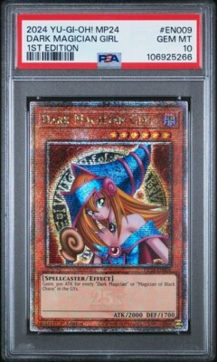 2024 YU-GI-OH! MP24-25TH ANV TIN: DUELING MIRRORS DARK MAGICIAN GIRL PSA 10-image