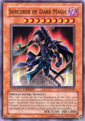 Sorcerer of Dark Magic - MOV-EN002 - Common - Limited Edition x1 Lightly Played-image