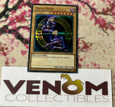 1x (M/NM) - *ITALIAN* Dark Magician - DUSA-EN100 - Ultra Rare 1st Edition YuGiOh-image
