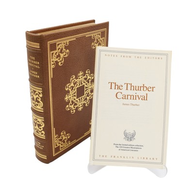 Franklin Library The Thurber Carnival James Thurber 1978 w/Editors Notes Booklet-image