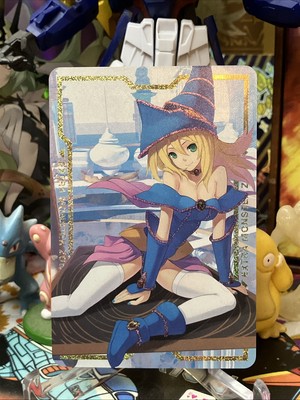 Dark Magician Girl Sexy ACG Goddess Story Waifu Card Girl Holo Anime Yugioh-image