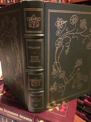 Franklin Library: HENRY DAVID THOREAU: WALDEN OR LIFE IN THE WOODS MASSACHUSETTS-image