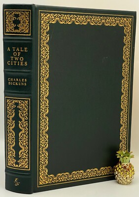 Easton Press A TALE OF TWO 2 CITIES LIMITED Edition Leather ILLUSTRATED UNUSUAL!-image