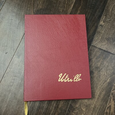 Rare Maurice Utrillo, by Jeanine Warnod 1983 Collector’s Edition Red Leather-image