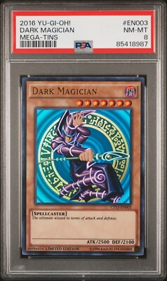 🔥 YuGiOh! Dark Magician • ULTRA RARE • LIMITED EDITION • CT13-EN003 •PSA 8 🔥-image