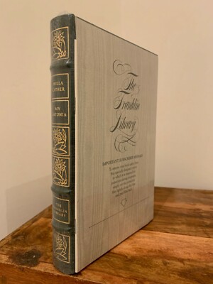 My Antonia by Willa Cather (Franklin Library - Greatest American) leather, new-image