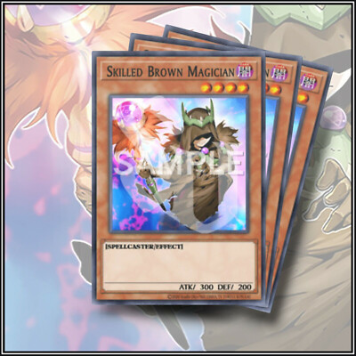 YuGiOh SKILLED BROWN MAGICIAN x3 | YUGI'S DECK ▪️ 1ST EDITION 💎-image