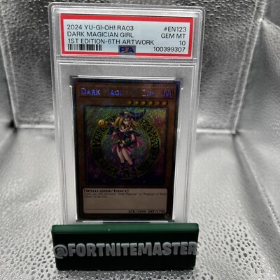Dark Magician Girl (Platinum Century Secret Rare) RA03-EN123 Bonanza - PSA 10-image