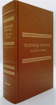 RUDYARD KIPLING SELECTED WORKS ~ 1000pp LEATHERBOUND Kim JUNGLE BOOKS Just So-image