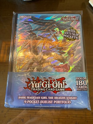 TCG Card Supplies Dark Magician Girl The Dragon Knight 9-Pocket Portfolio-image