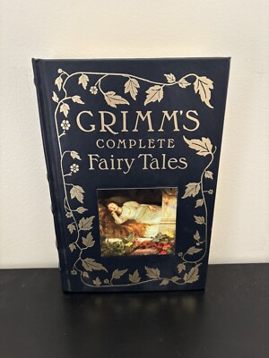Grimm's Complete Fairy Tales Leather Bound Hardcover Book 1993, Barnes & Noble-image
