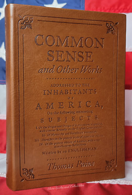 NEW Common Sense and Other Works by Thomas Paine Faux Leather Softcover -image