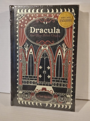 DRACULA & Other Horror Classics by Bram Stoker Deluxe Leather Bound NEW-image