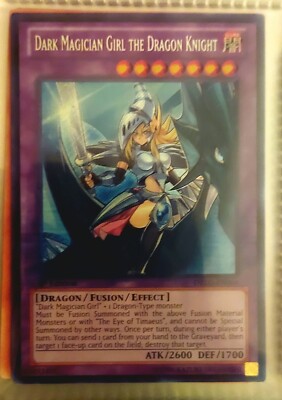 Yu-Gi-Oh! TCG Dark Magician Girl The Dragon Rider Dragons of Legend...-image