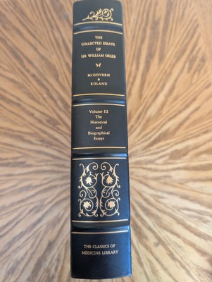 The Collected Essays Of Sir William Osler Volume III (Hardcover Leather bound)-image