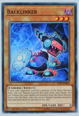 Yugioh Backlinker SP18-EN010 Common 1st Edition-image