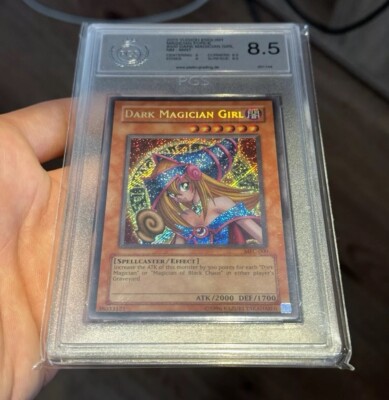Yugioh Dark Magician Girl MFC-000 Unlimited PSA PGS 8.5-image