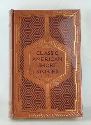 CLASSIC AMERICAN SHORT STORIES Deluxe Bonded Leather Collectible * NEW RARE *-image