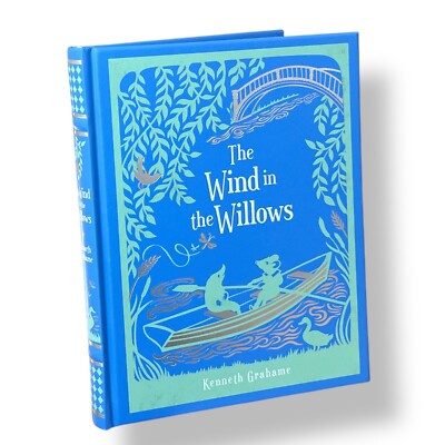 THE WIND IN THE WILLOWS by Kenneth Grahame LEATHER BOUND Deluxe Collectible Book-image
